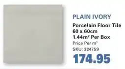 Cashbuild PLAIN IVORY Porcelain Floor Tile offer