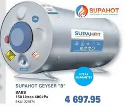Cashbuild SUPAHOT GEYSER "B" offer