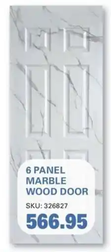 Cashbuild 6 panel marble wood door offer