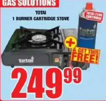 Boxer Build TOTAL 1 BURNER CARTRIDGE STOVE offer