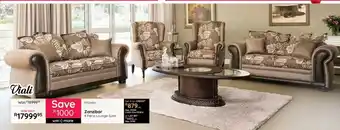 Diali Zanzibar 4 Piece Lounge Suite