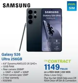 Incredible Connection SAMSUNG Galaxy S26 Ultra 256GB offer