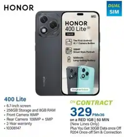Incredible Connection HONOR 400 Lite offer