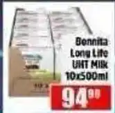 Devland Cash And Carry Bonnita Long Life UHT Milk offer