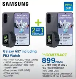 Incredible Connection Samsung Galaxy A57 including Fit3 Watch offer
