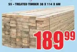 Boxer Build S5 - TREATED TIMBER offer