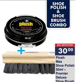 President Hyper Plush Max Shoe Polish + Premier Deluxe Shoe Brush offer