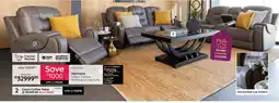 Bradlows Vermont 3 Piece 3 Action Reclining Lounge Suite offer