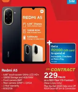 Incredible Connection Redmi A5 offer