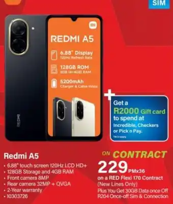 Incredible Connection Redmi A5 offer