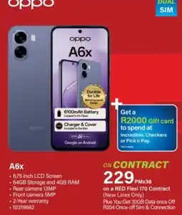 Incredible Connection OPPO A6x offer
