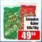 Devland Cash And Carry Sniggles Baker offer