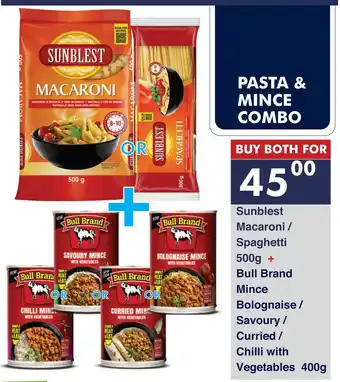 Pasta & Mince Combo