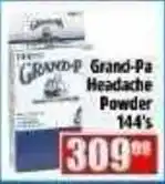 Devland Cash And Carry Grand-Pa Headache Powder offer
