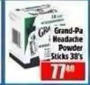Devland Cash And Carry Grand-Pa Headache Powder Sticks offer