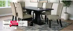 Bradlows Prince Table + Princeton Dining Chairs offer