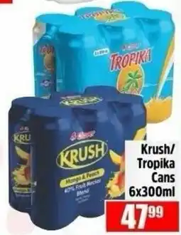 Devland Cash And Carry Krush/Tropika Cans offer