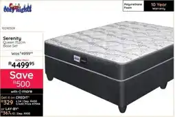 Bradlows Serenity Queen 152cm Base Set offer