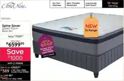Bradlows Spine Saver Queen 152cm Base Set offer