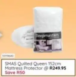 Bradlows Sleepmasters Quilted Queen 152cm Mattress Protector offer