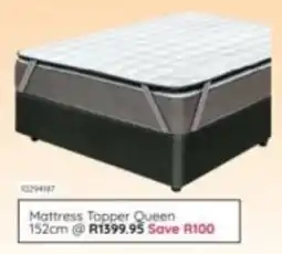 Bradlows Mattress Topper Queen offer