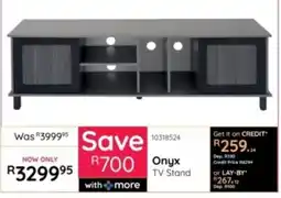 Bradlows Onyx TV Stand offer