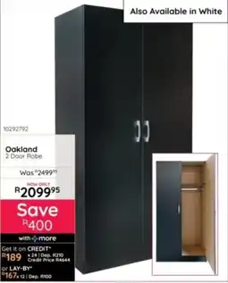 Bradlows Oakland 2 Door Robe offer