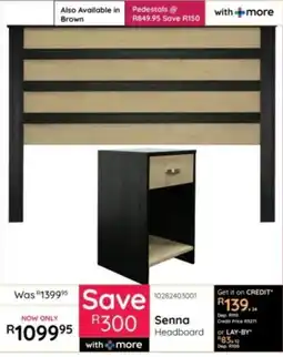 Bradlows Senna Headboard offer