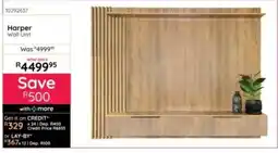 Bradlows Harper Wall Unit offer
