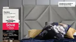 Bradlows Pandra Queen Headboard offer