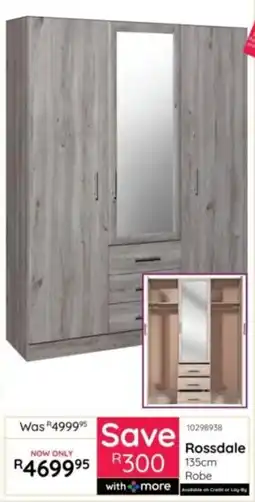 Bradlows Rossdale 135cm Robe offer