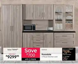 Bradlows Rossdale 3 Piece Kitchen Unit offer