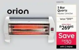 Bradlows Orion 3 Bar Quartz Heater offer