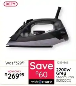 Bradlows DEFY Steam Iron offer