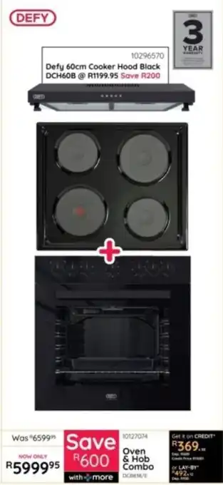 Defy Oven & Hob Combo