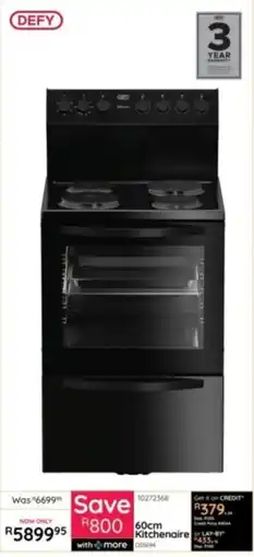 Bradlows DEFY 60cm Kitchenaire offer