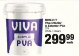 Build It Viva Interior & Exterior PVA offer