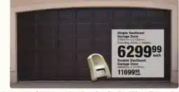 Build It Single Sectional Garage Door offer