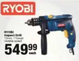 Build It RYOBI Impact Drill offer