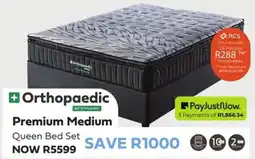 The Bed Shop Orthopaedic by Dynamic Premium Medium Queen Bed Set offer