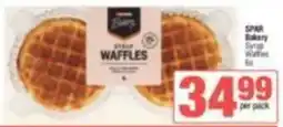 SuperSpar SPAR Bakery Syrup Waffles offer