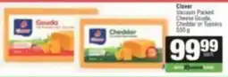 SuperSpar Clover Vacuum Packed Cheese Gouda, Cheddar or Tasters offer