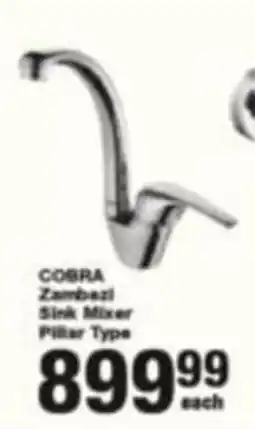Build It COBRA Zambazi Sink Mixer Pillar Type offer