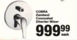 Build It Cobra Zambezi Concealed Diverter Mixer offer