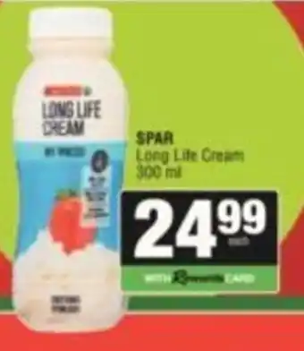SuperSpar SPAR Long Life Cream offer