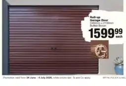 Build It Roll-up Garage Door Buffalo Brown offer