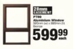 Build It PT99 Aluminium Window offer