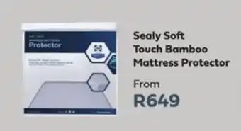 The Bed Shop Sealy Soft Touch Bamboo Mattress Protector offer