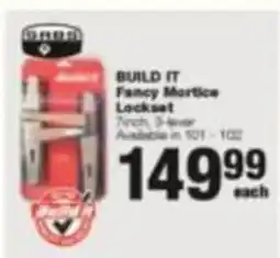 Build It BUILD IT Fancy Mortice Lockset offer