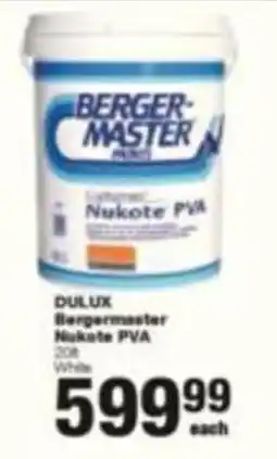 Build It DULUX Bergermaster Nukote PVA offer